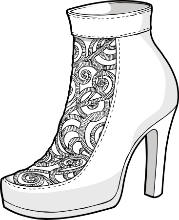 Сапожки для рисования