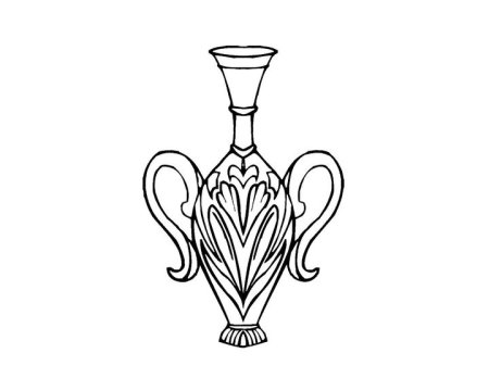 Симметричные узоры на вазе