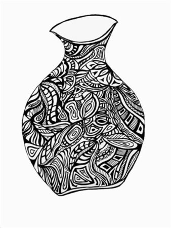 Стилизация вазы