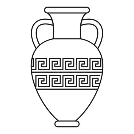 Амфоры древней Греции раскраска