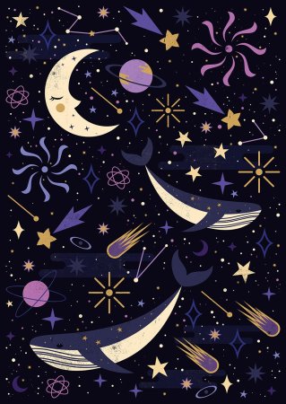 Космос иллюстрация