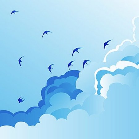 Мирное небо вектор