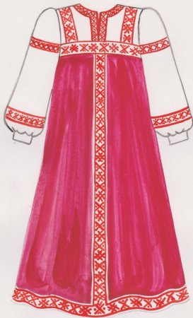 Русский народный костюм женский легкий