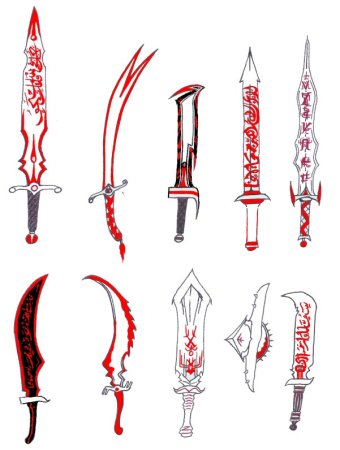 Узор на рукоятке меча