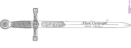 Меч зарисовка