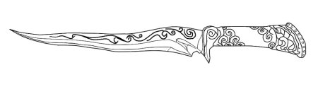 Стилизованная рукоятка меча