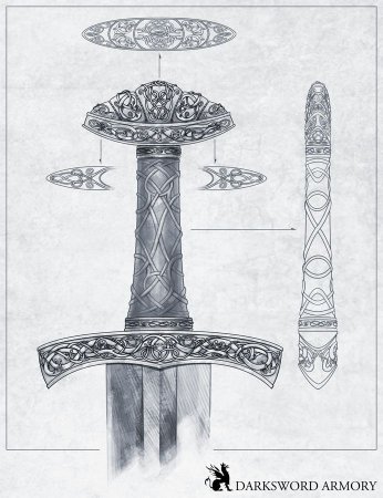 Референс нож сбоку