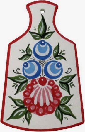 Городецкая роспись технология досочка