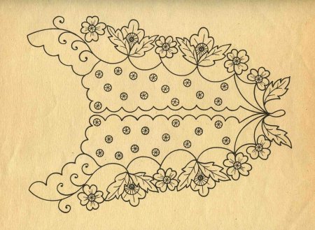 Трафареты для вышивки на ткани современные
