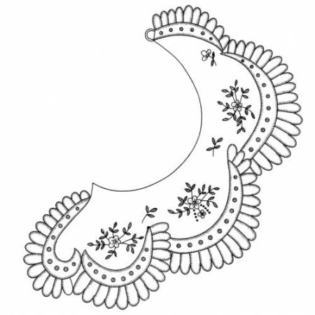 Трафарет воротника