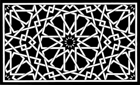 Геометричный арабский орнамент