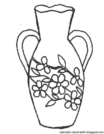 Хохлома раскраска для детей