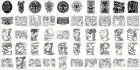 Ацтекские узоры и орнаменты