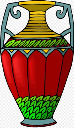 Ваза с узорами раскраска