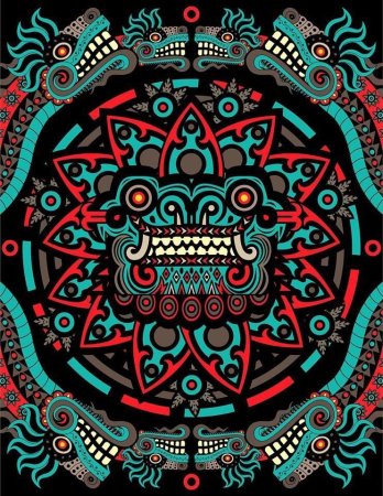 Этно узор Майя Ацтеки