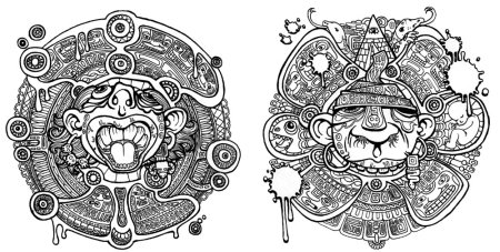 Майя Ацтеки инки тату