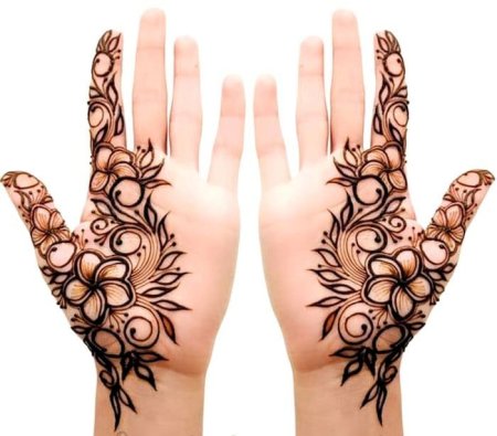 Рука в технике Зентангл