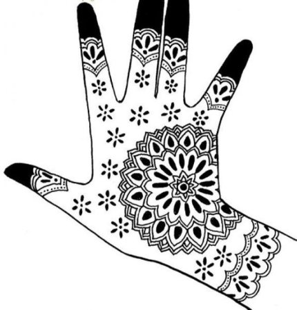Мехенди эскизы