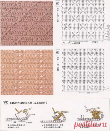 Узоры крючком