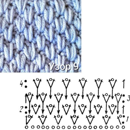 Узоры крючком