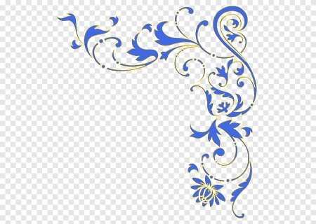 Вензель угловой цветной