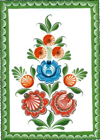 Городецкая роспись в Витейка