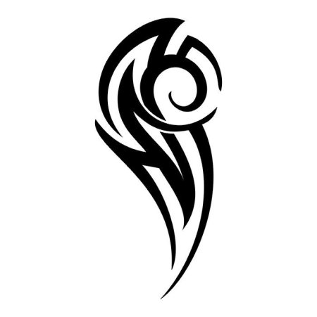 Тату эскиз трайбал на плечо