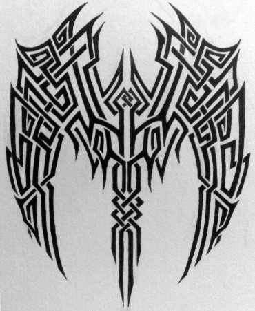 Демонические узоры тату