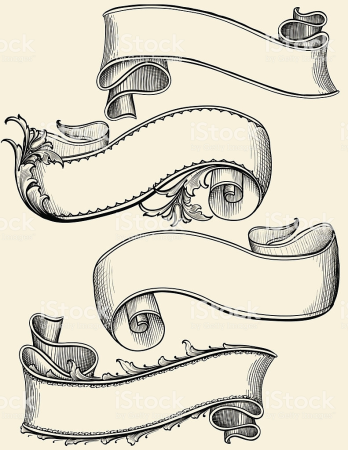 Лента тату эскиз