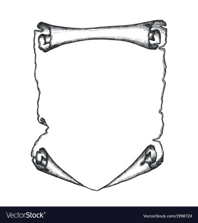 Свиток трафарет