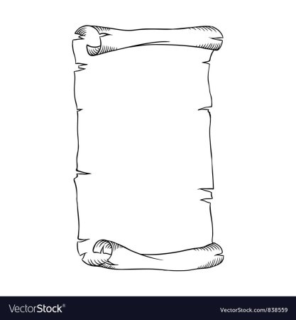 Свиток черно белый