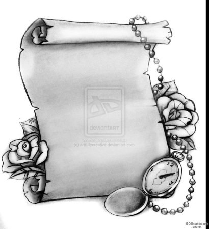 Свиток карандашом