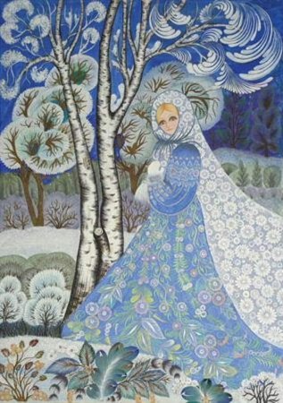 Декоративный образ зимы