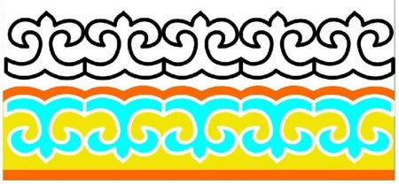 Бурятские национальные узоры