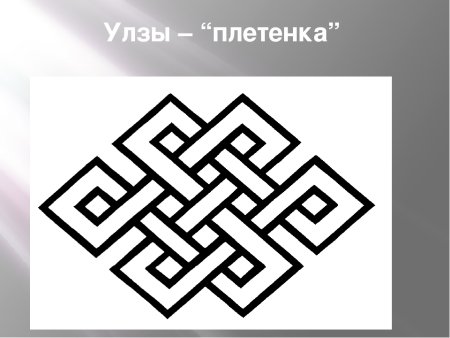 Улзы Бурятский орнамент
