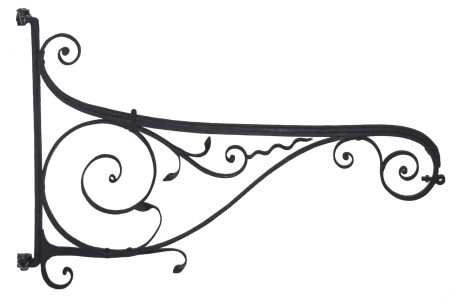 Кованые изделия на белом фоне