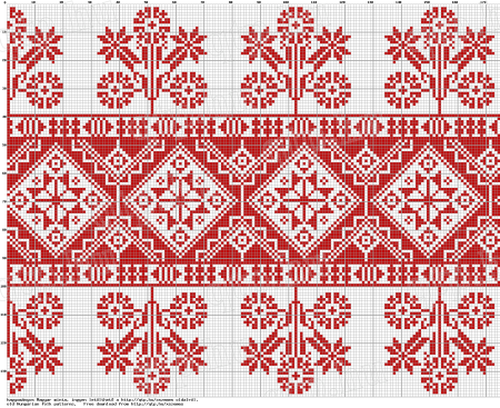 Орнамент русский для рушника