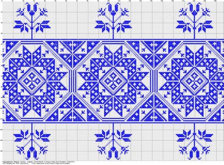 Василек орнамент