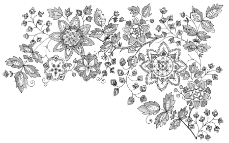 Трафареты для вышивки рококо