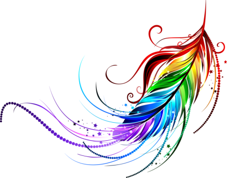 Разноцветные завитки