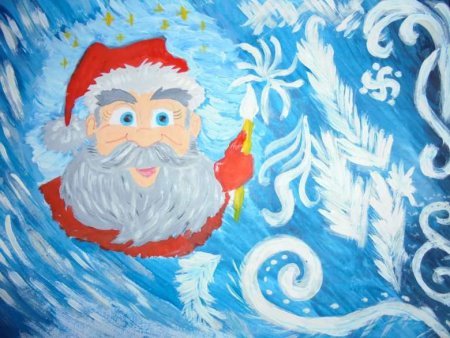 Дед Мороз рисунок