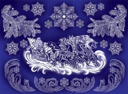 Зимний орнамент