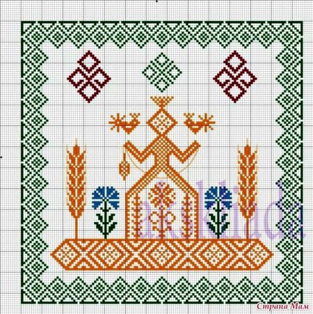 Макошь Славянская богиня оберег вышивка