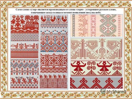 Орнамент русского народного костюма