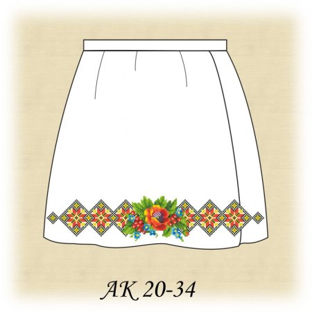 Юбка с орнаментом