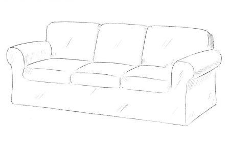 Диваны с рисунком на подушках