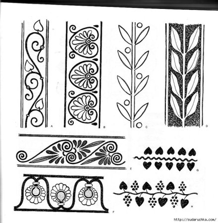 Растительный орнамент древней Греции