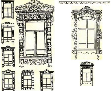Орнамент для наличника на окна