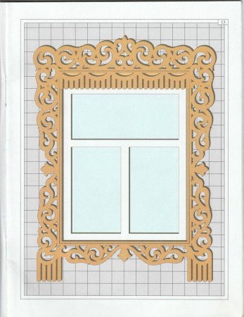 Наличники на окна чертежи