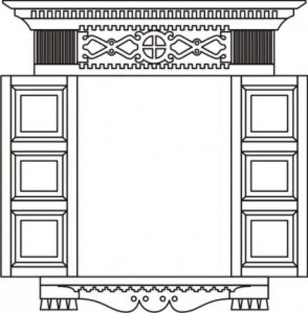 Трафареты для прорезной резьбы наличники для окон